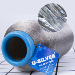 70D Silver DTY Yarn